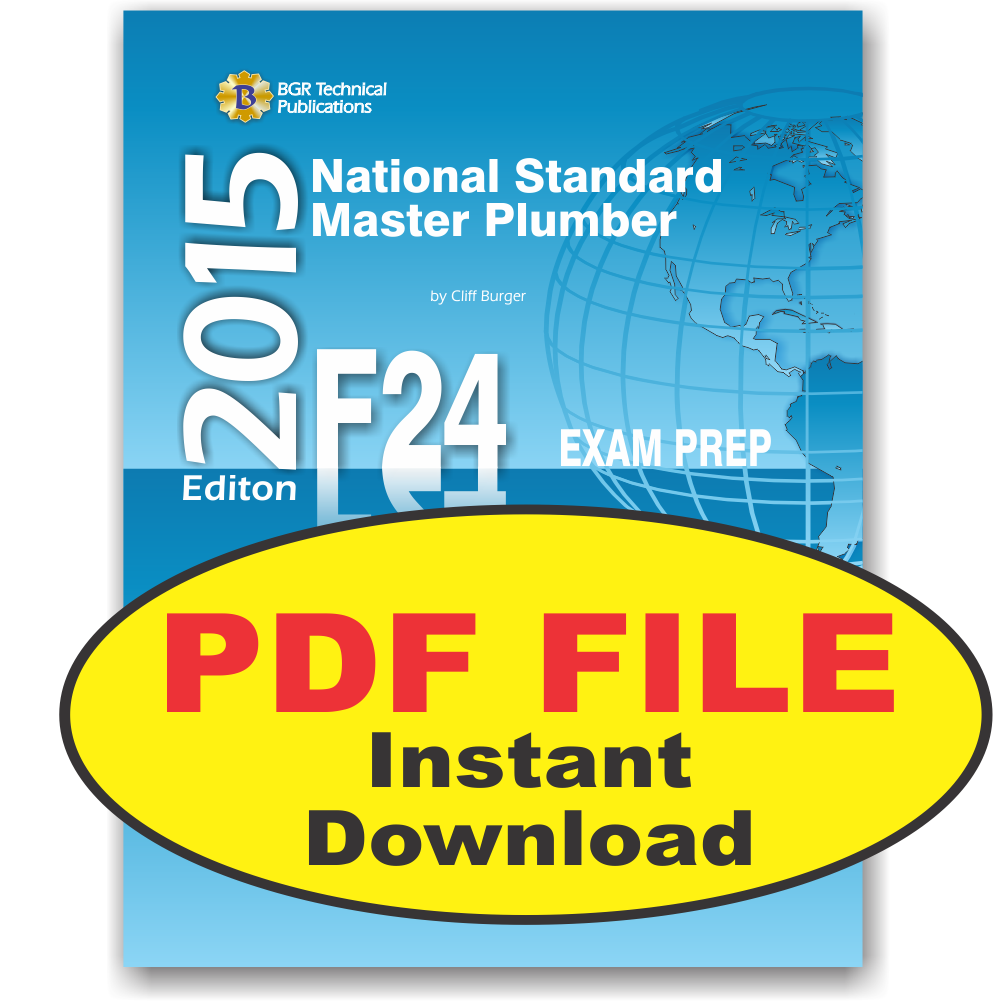 F24 National Standard Master Plumber Study Exam Questions PDF
