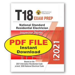T18 National Standard Residential Electrician Workbook ICC Exam 2021 PDF